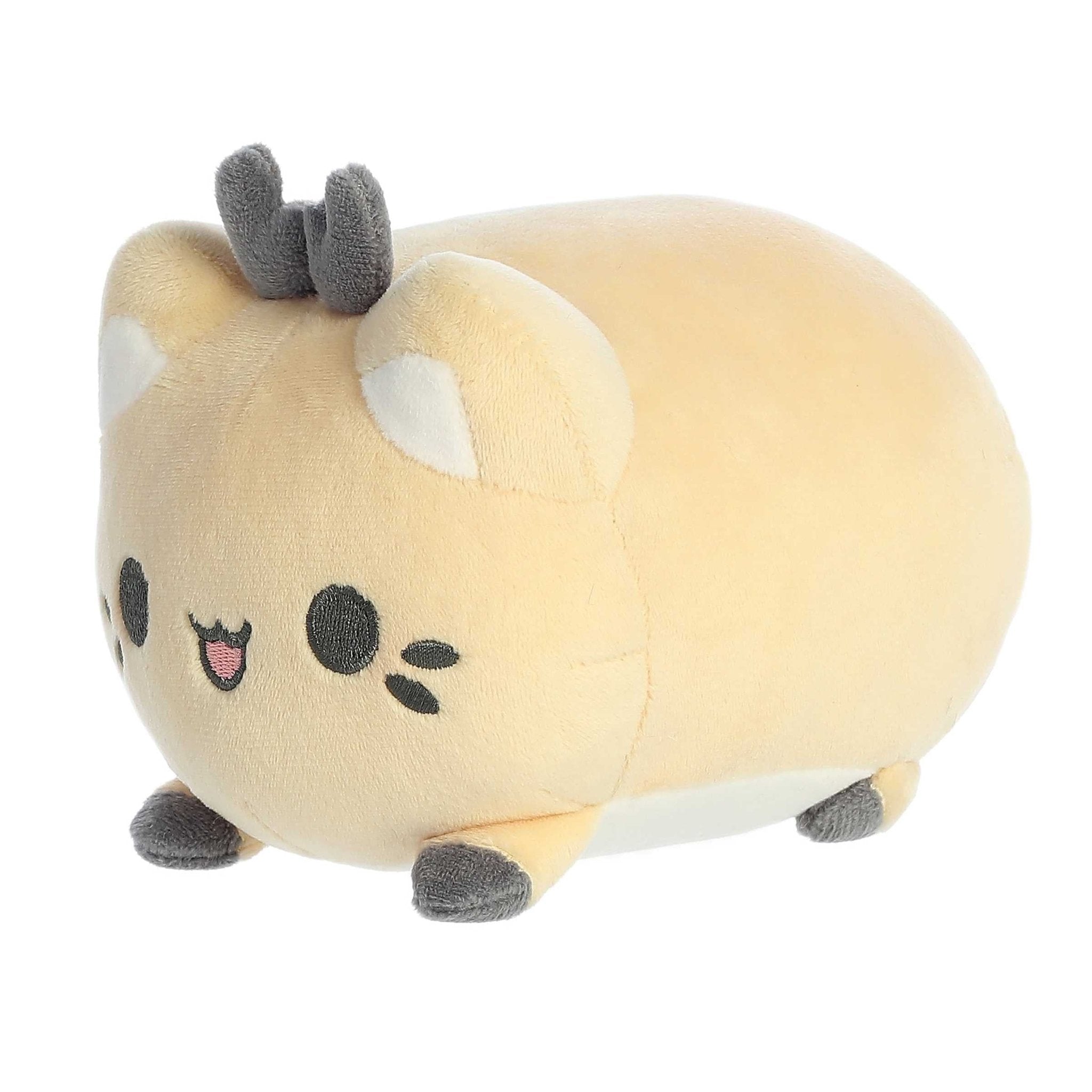 Aurora - Tasty Peach - 7" Cream Reindeer Meowchi Plush - Fundom