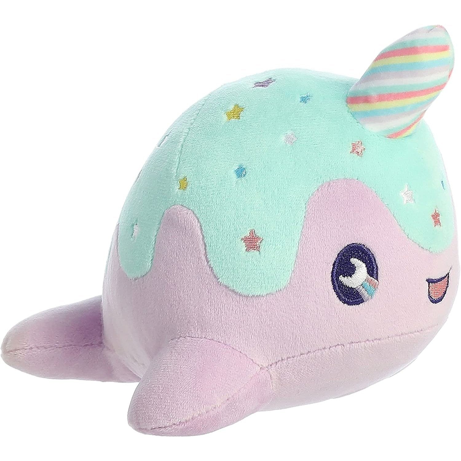 Aurora - Tasty Peach - 7" Pastel Lollipop Nomwhal Plush - Fundom