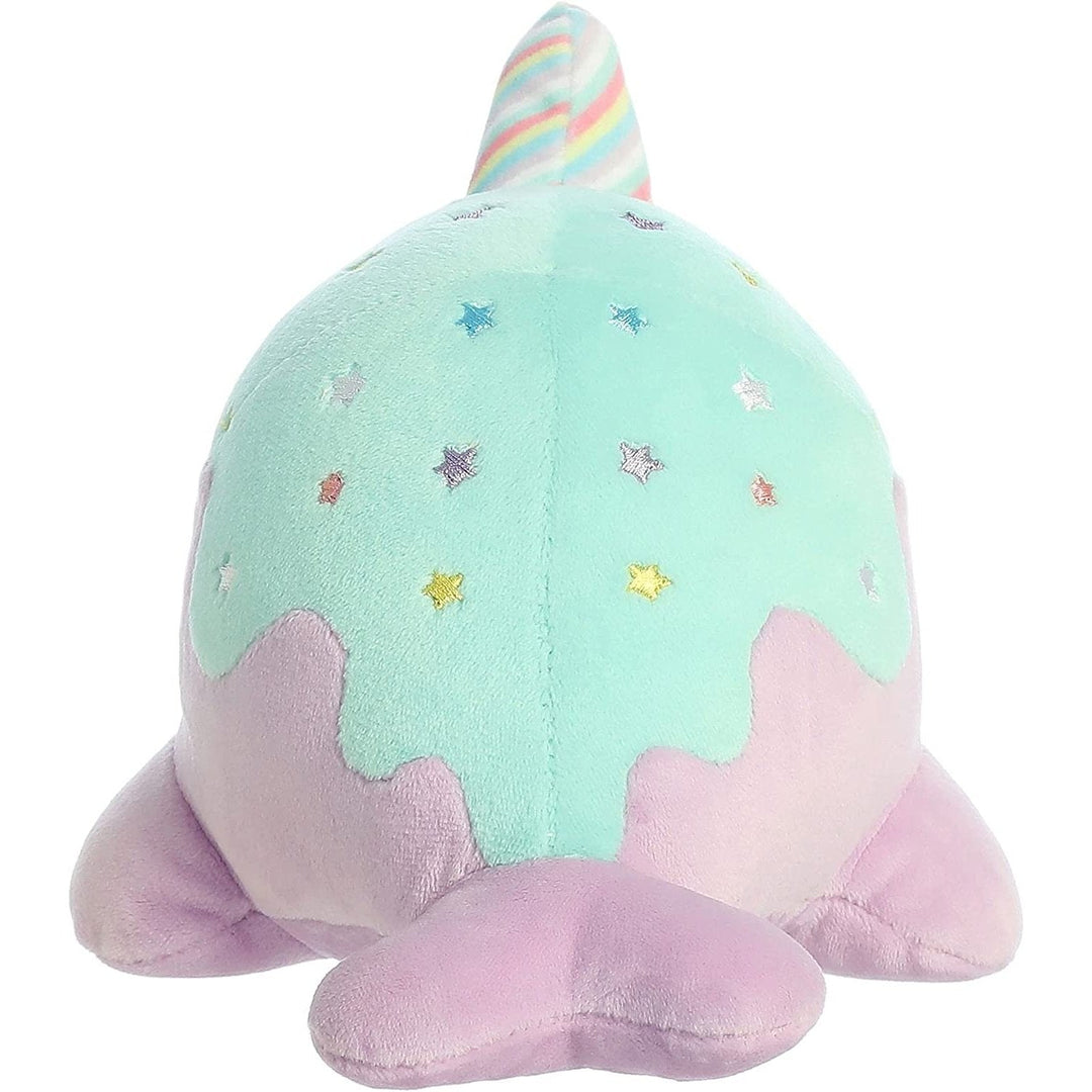 Aurora - Tasty Peach - 7" Pastel Lollipop Nomwhal Plush - Fundom