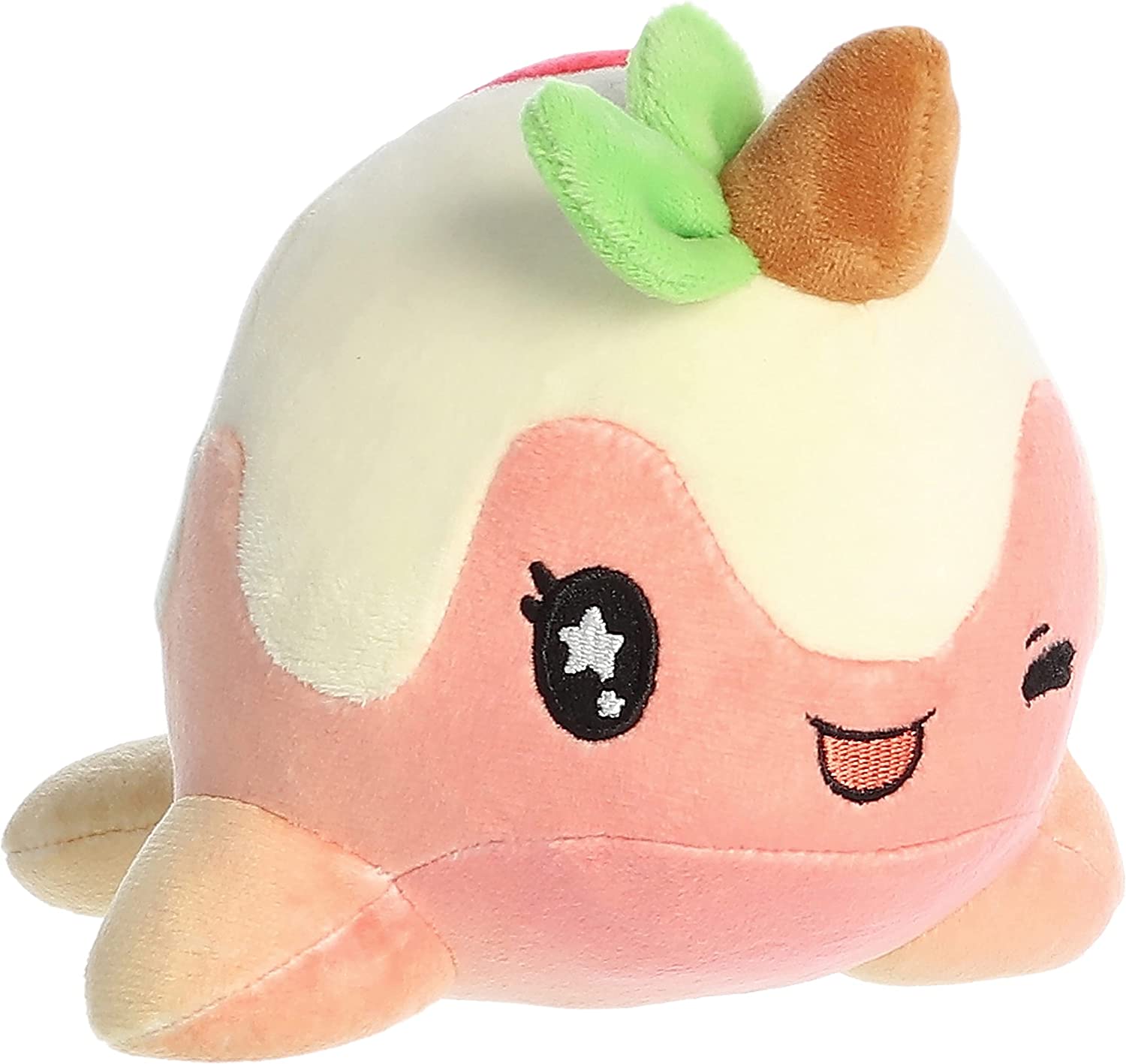 Aurora - Tasty Peach - 7" Peach Nomwhal Plush - Fundom