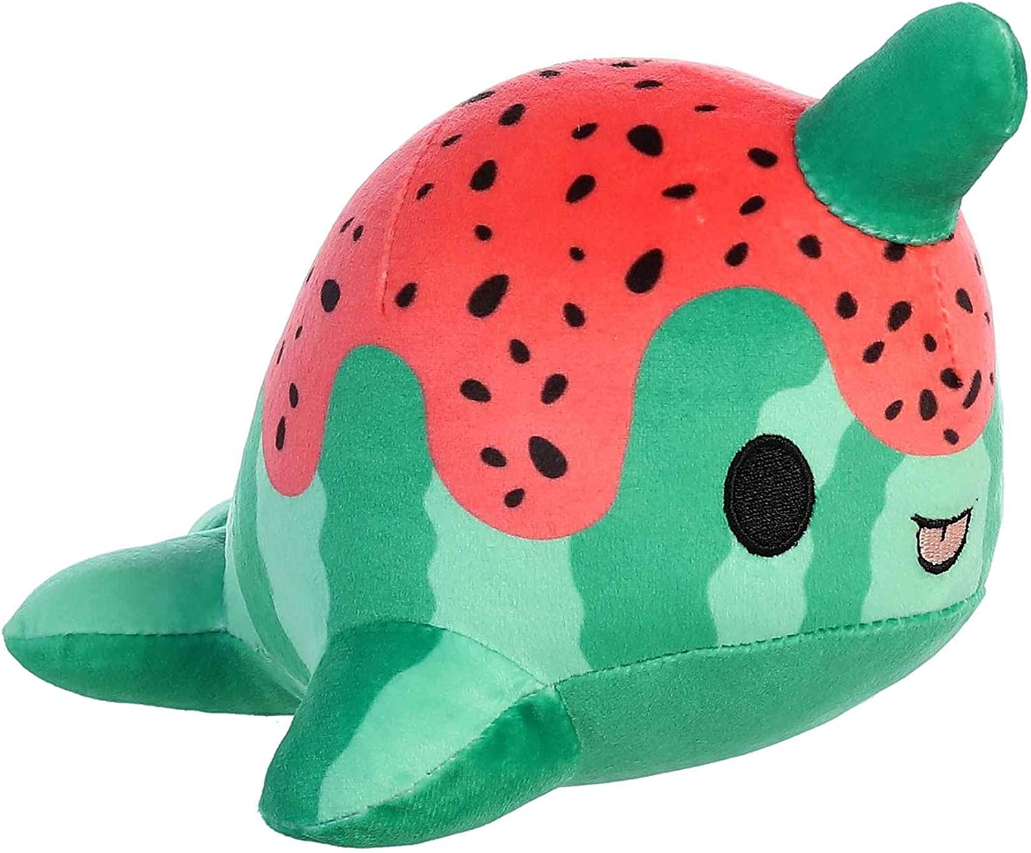 Aurora World Tasty Peach - 7" Watermelon Nomwhal Plush - Fundom