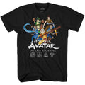 Avatar The Last Airbender Group Adult T Shirt - Fundom