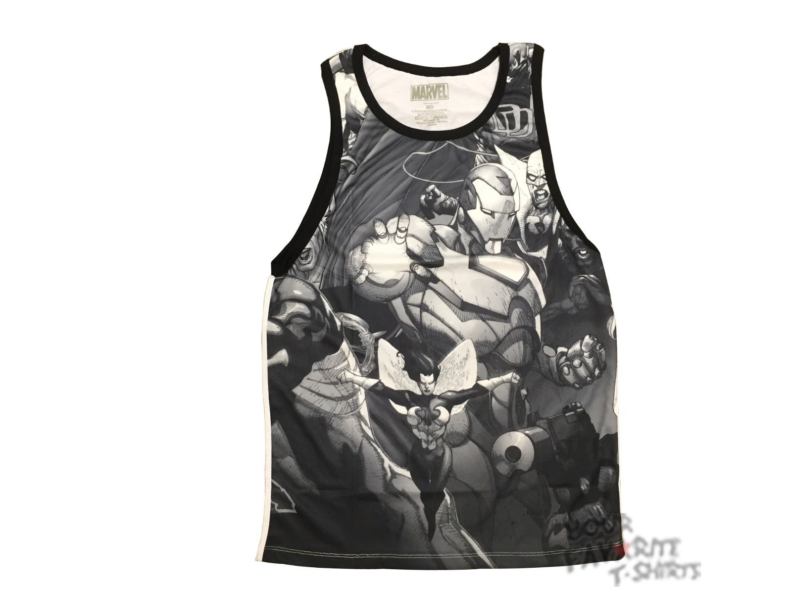 Avengers Big Red One Marvel Sublimated Print Adult Tank Top - Fundom