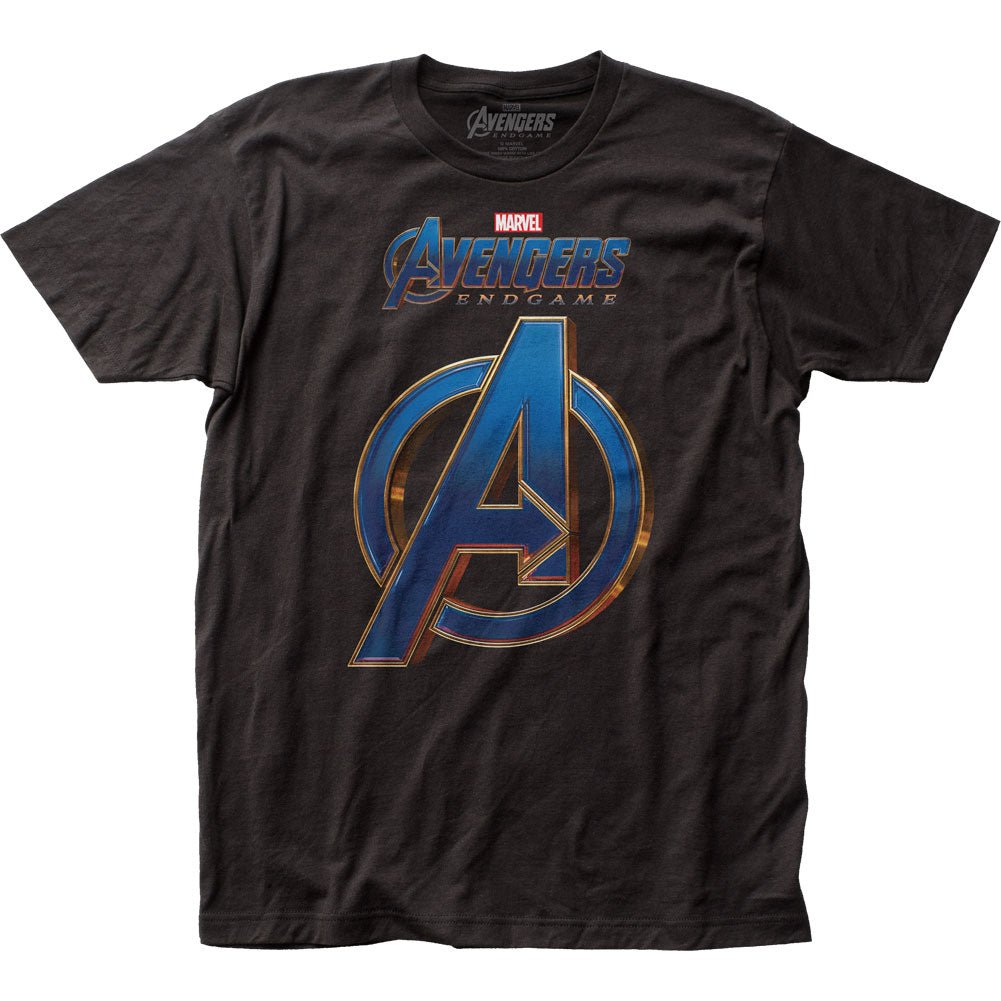 Avengers End Game Logo Marvel Adult T-Shirt - Fundom