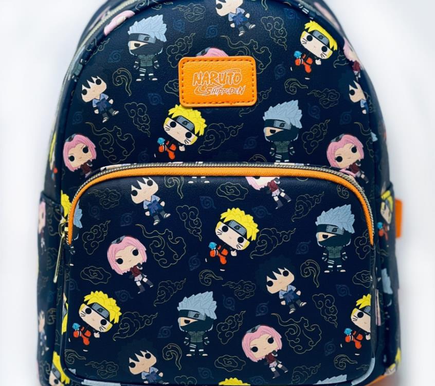 Loungefly - Naruto: Shippuden Team 7 All-Over Print Mini Backpack
