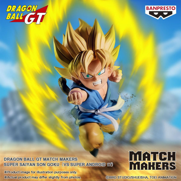 Banpresto - Dragon Ball GT - Super Saiyan Son Goku Vs Super #17 Match Makers Bandai Spirits Figure - Fundom