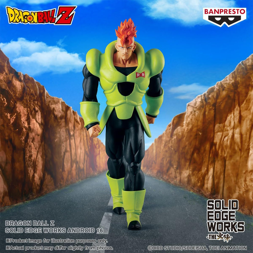 Banpresto - Dragon Ball Z - Android 16 Bandai Spirits Solid Edge Works Figure - Fundom