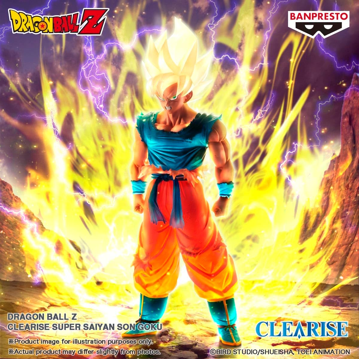 Banpresto - Dragon Ball Z - Super Saiyan Son Goku - Clearise Bandai Spirits Prize Figure - Fundom