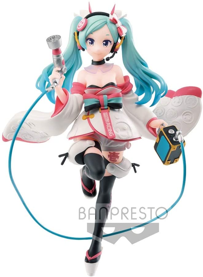 Banpresto Hatsune Miku Racing Dress & Pattern Racing Miku 2020 Kimono Espresto Figure - Fundom