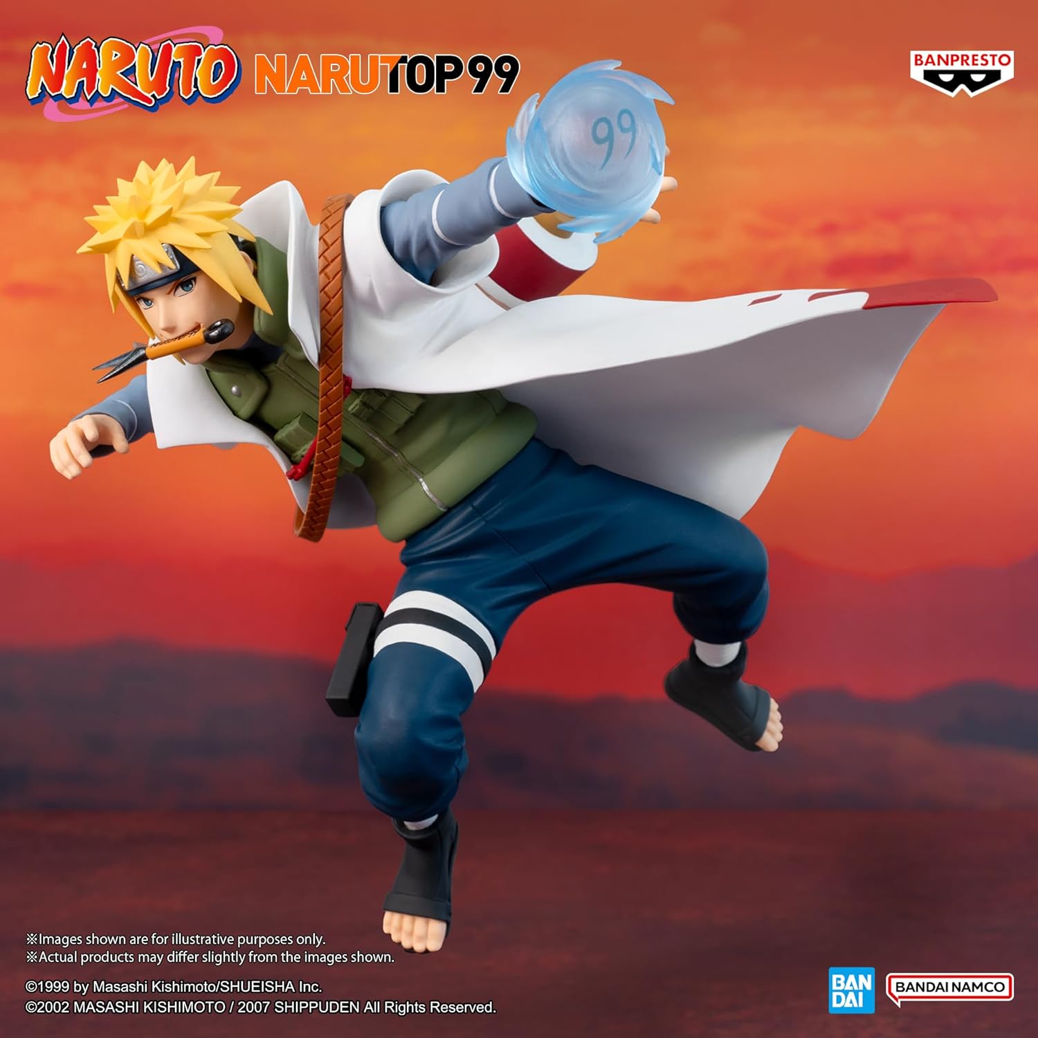 Banpresto Naruto Namikaze Minato Narutop99 Bandai Spirits Figure - Fundom