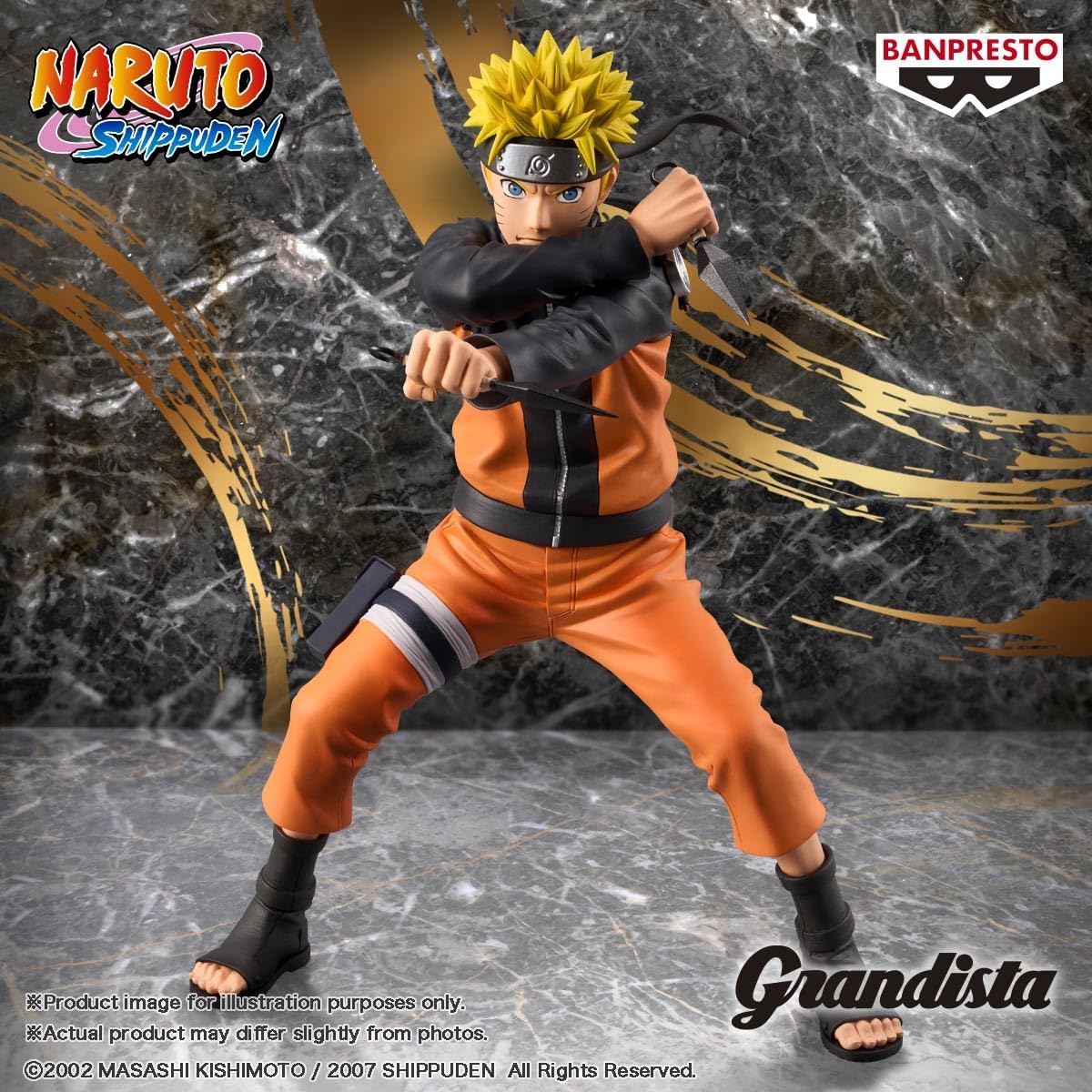 Banpresto - Naruto Shippuden - Uzumaki Naruto Grandista Bandai Spirits Figure - Fundom