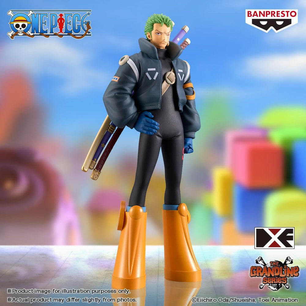 Banpresto - One Piece - Egghead Roronoa Zoro DXF The Grandline Series Bandai Spirits Figure - Fundom