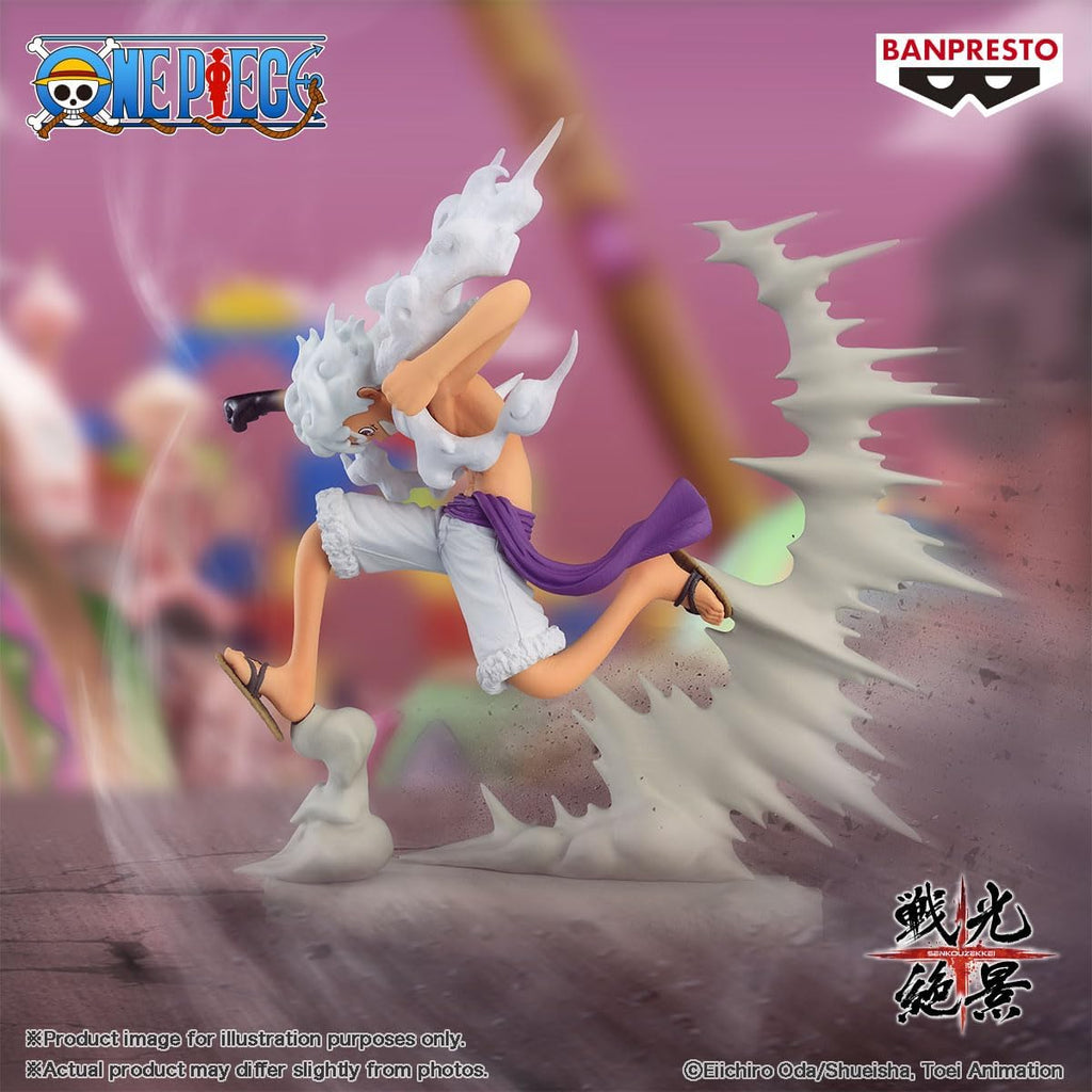Banpresto One Piece Monkey D. Luffy Gear 5 Senkozekkei Bandai Spirits Figure - Fundom