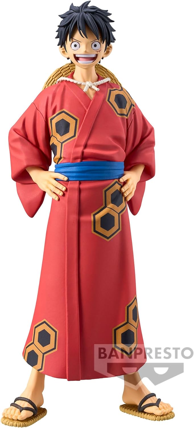 Banpresto - One Piece - Monkey D. Luffy Wanokuni Yukata Version - DXF The Grandline Series Bandai Spirits Figure - Fundom