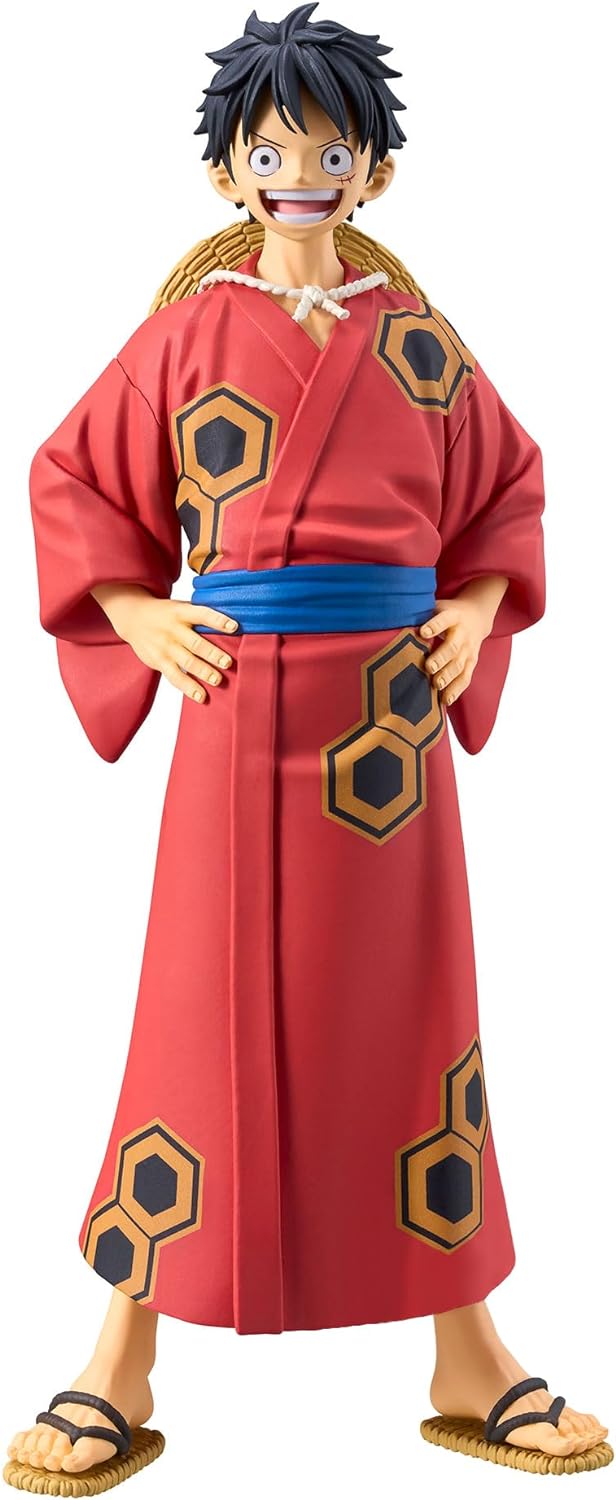 Banpresto - One Piece - Monkey D. Luffy Wanokuni Yukata Version - DXF The Grandline Series Bandai Spirits Figure - Fundom
