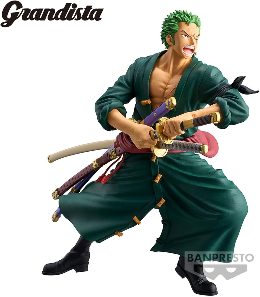 Banpresto One Piece Roronoa Zoro Grandista Bandai Spirits Figure - Fundom