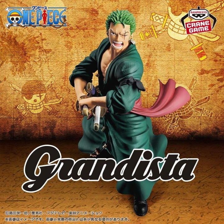 Banpresto One Piece Roronoa Zoro Grandista Bandai Spirits Figure - Fundom