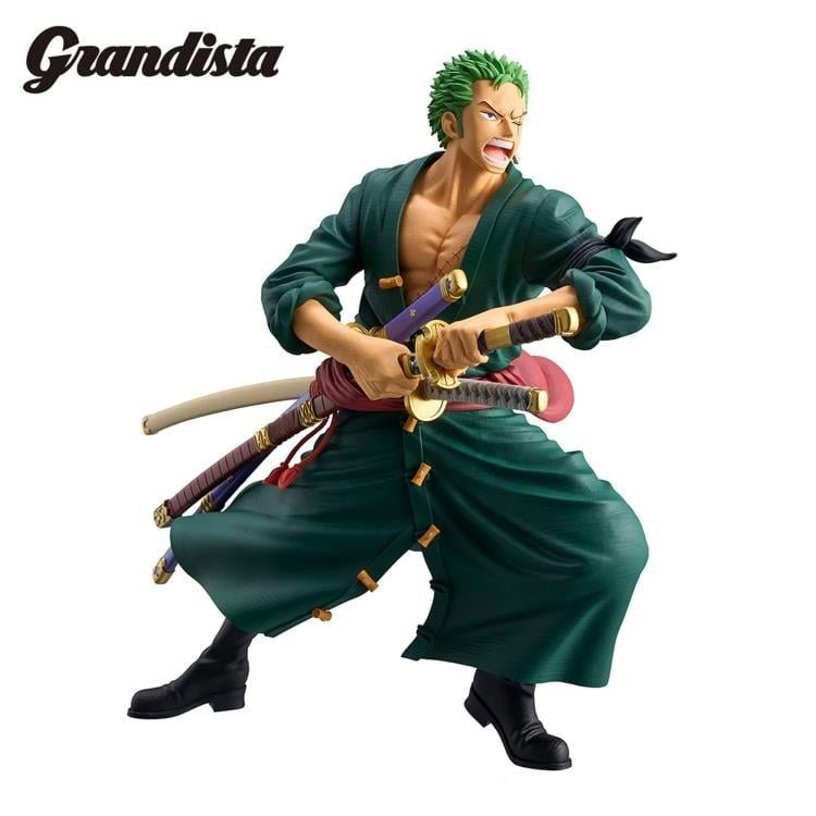 Banpresto One Piece Roronoa Zoro Grandista Bandai Spirits Figure - Fundom