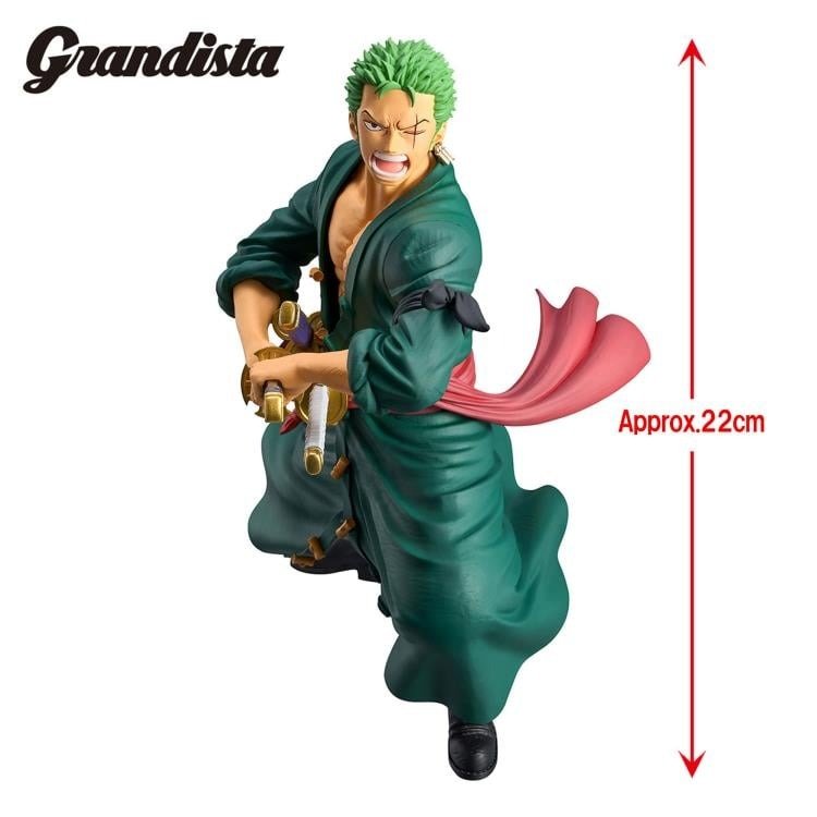 Banpresto One Piece Roronoa Zoro Grandista Bandai Spirits Figure - Fundom