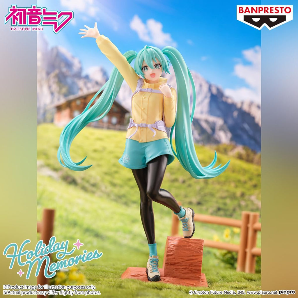 Banpresto - Vocaloid - Hatsune Miku Holiday Memories Moutain Climbing Bandai Spirits Figure - Fundom