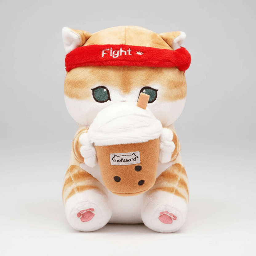 Mofusand Boba Barista Cat Plush 9" - Fundom