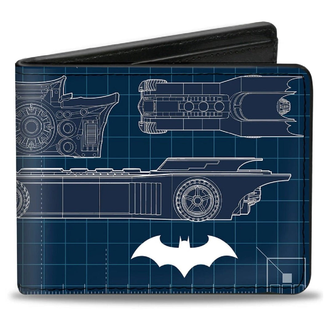 Batman Batmobile Blueprint Tech Turns DC Universe Bifold Wallet - Fundom