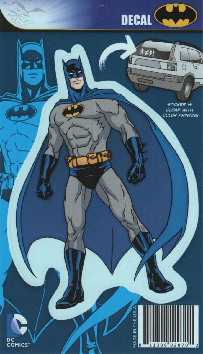 Batman Classic DC Comics Decal Car Window Laptop Tablet - Fundom