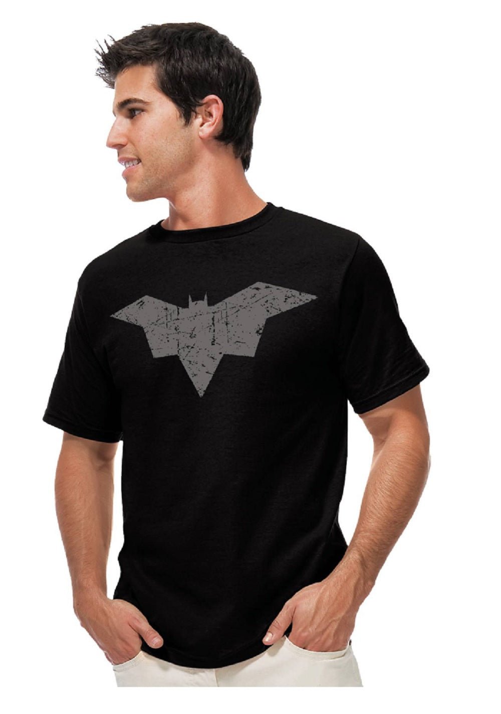 Batman Damned Bat Symbol DC Comics Adult T-Shirt - Fundom