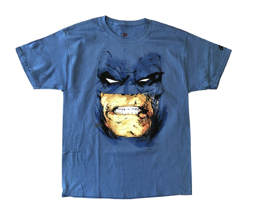Batman Dark Knight Face Premium DC Comics Premium Adult T-Shirt - Fundom
