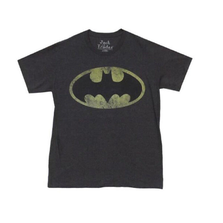 Batman Distressed Logo DC Comics Premium Adult T-Shirt - Fundom