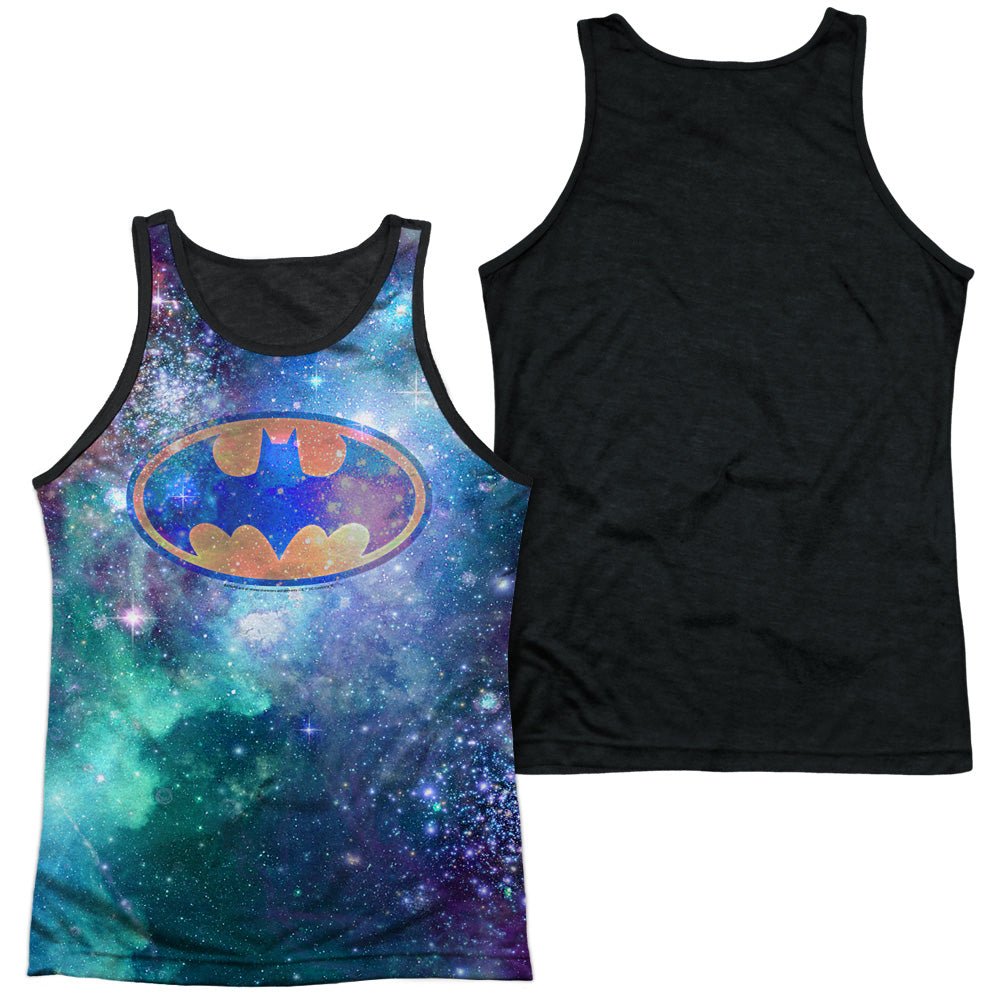 Batman Galaxy And Symbol Logo DC Comics Sublimation Adult Tank Top - Fundom