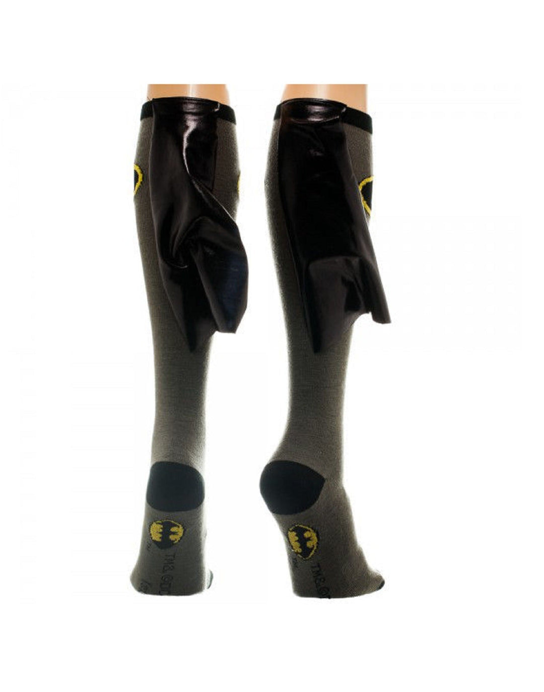 Batman Logo Symbol DC Comics Knee High Socks With Cape - Fundom