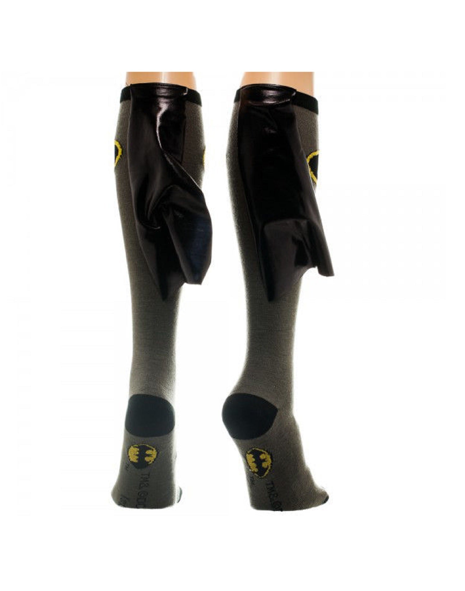 Batman Logo Symbol DC Comics Knee High Socks With Cape - Fundom