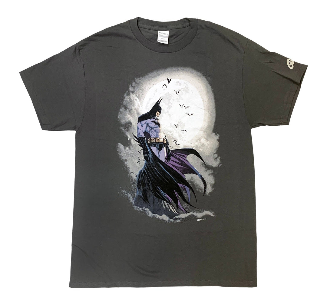 Batman Moon By Michael Turner DC Comics Adult Short Sleeve T-Shirt - Fundom