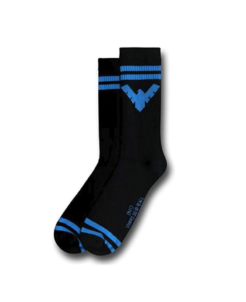 Batman Nightwing Symbol Black Crew Socks - Fundom