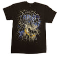 Batman Punching Glass DC Comics Adult T-Shirt - Fundom