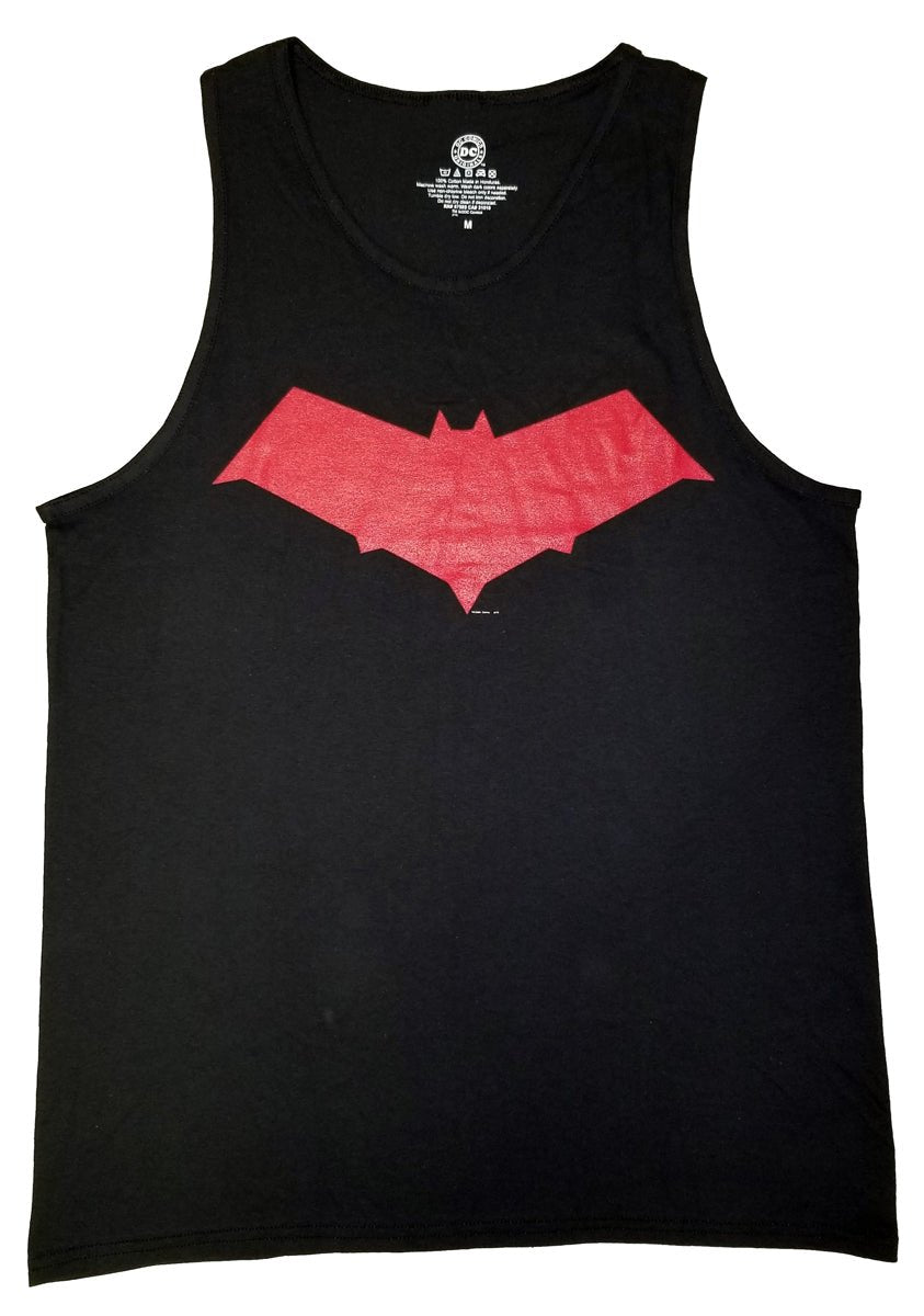 Batman Red Hood Logo DC Comics Adult Tank Top - Fundom
