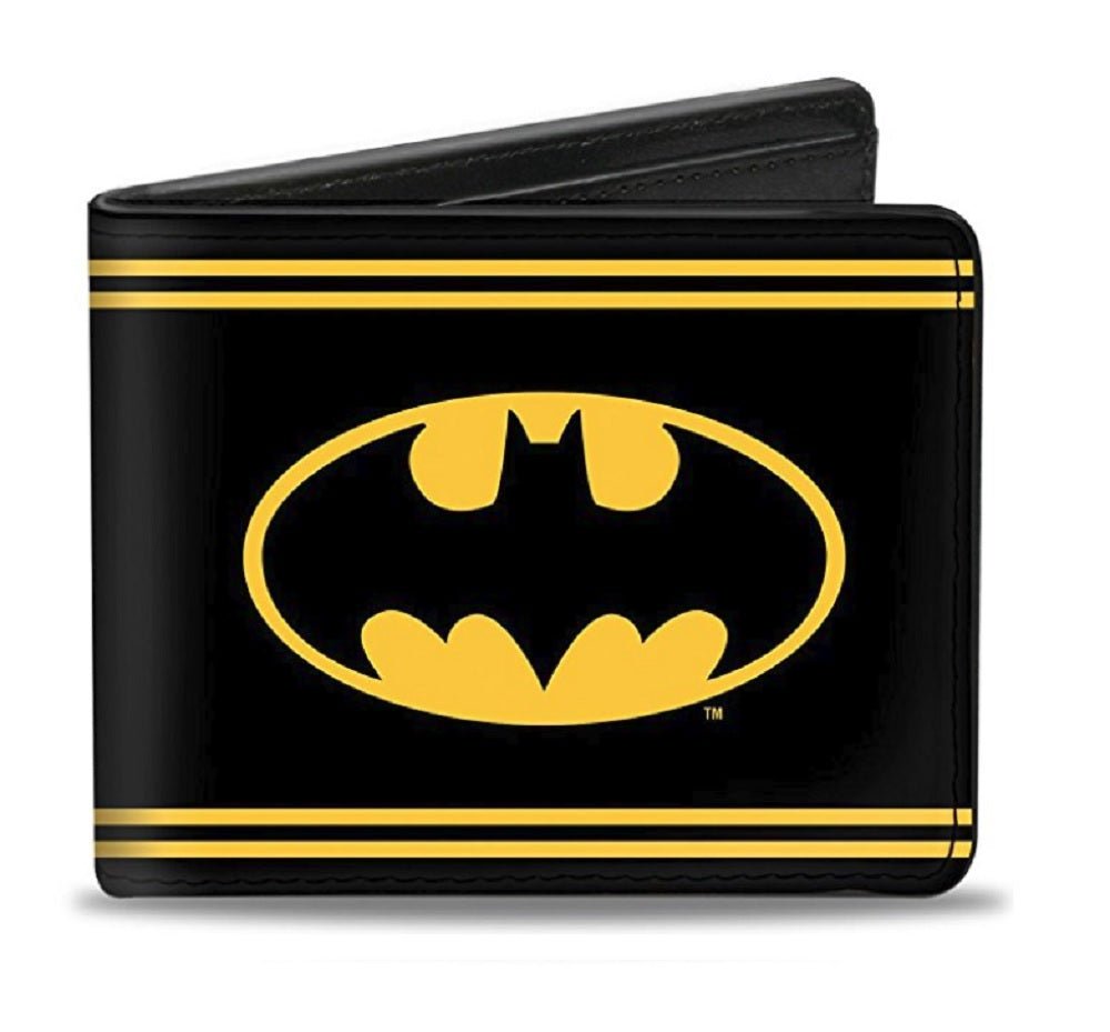 Batman Shield Double Stripe DC Comics Adult Bi - Fold Wallet - Fundom