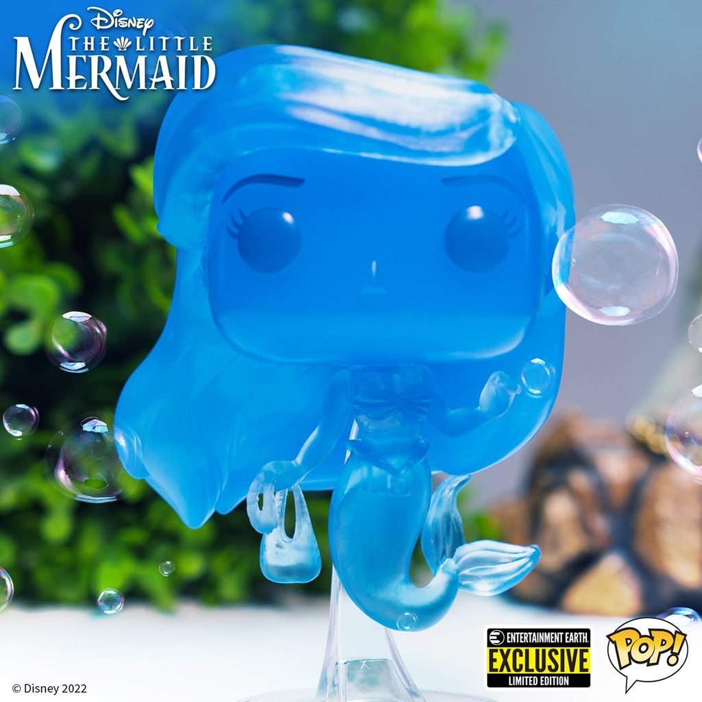 Funko Pop! Disney: The Little Mermaid - Ariel Blue Translucent #563 Entertainment Earth Exclusive