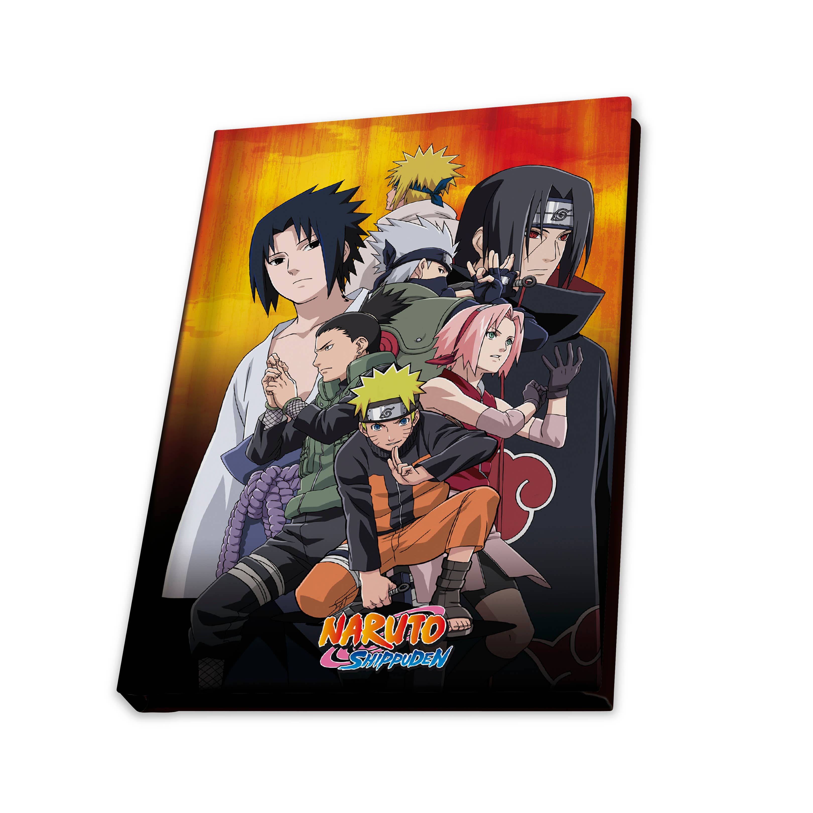 Naruto Shippuden Gift Set Jouranl Ceramic Mug & Keychain
