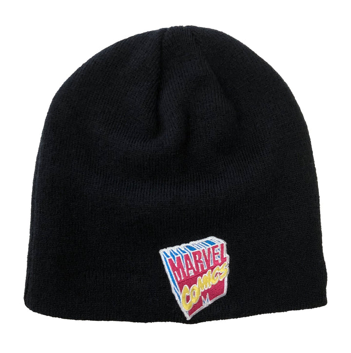 Marvel Comics Symbol New Era Cap Black Knit Beanie