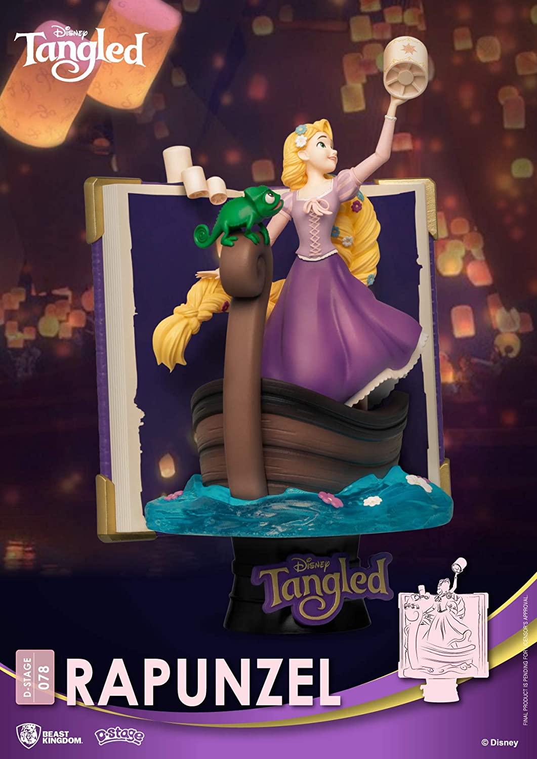 Beast Kingdom Disney Story Book Series: Rapunzel DS - 078 D - Stage Statue - Fundom