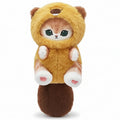 Mofusand Kawaii Beaver Cat Plush 9"