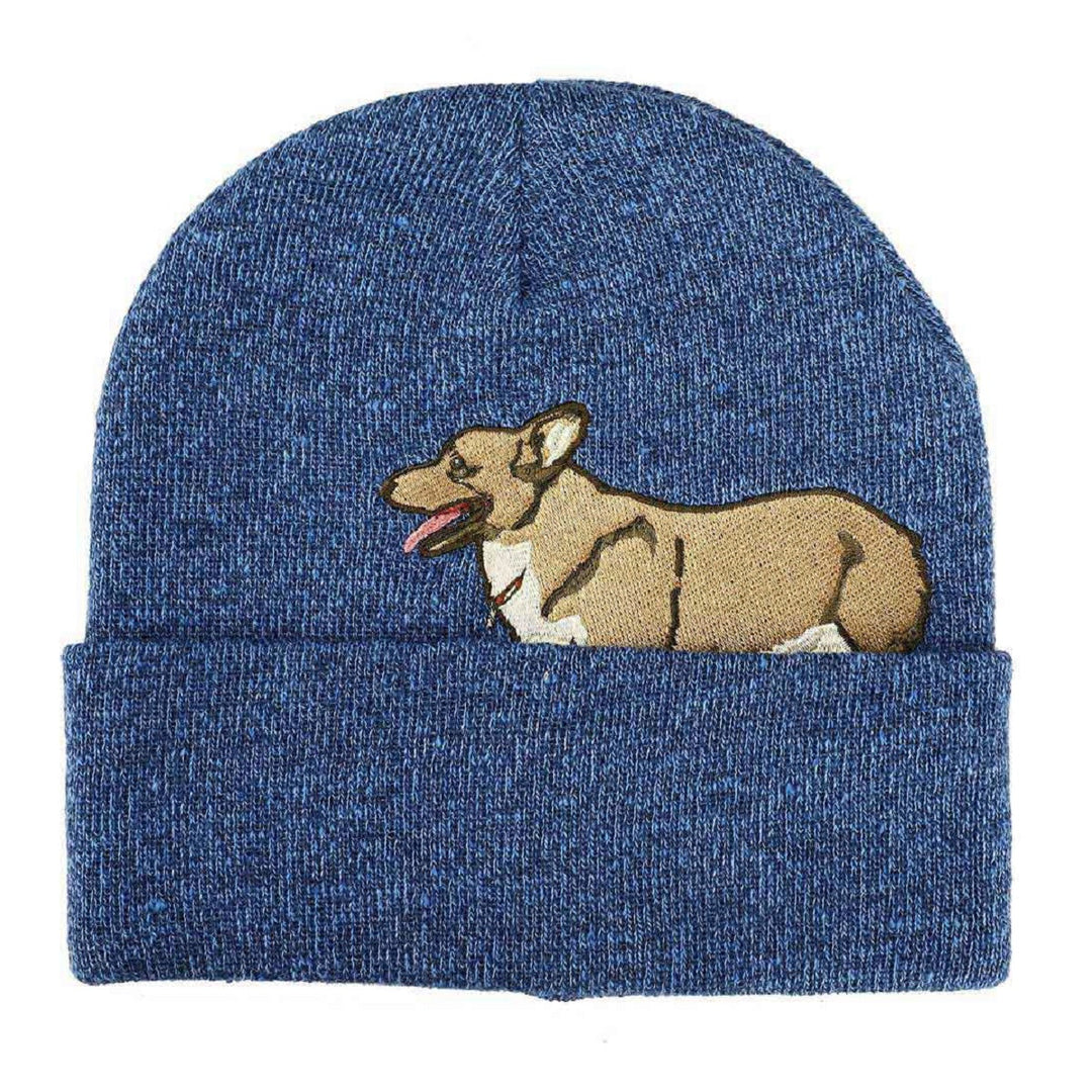 Cowboy Bebop EIN Blue Peek A Boo Marl Roll Cuff Anime Beanie