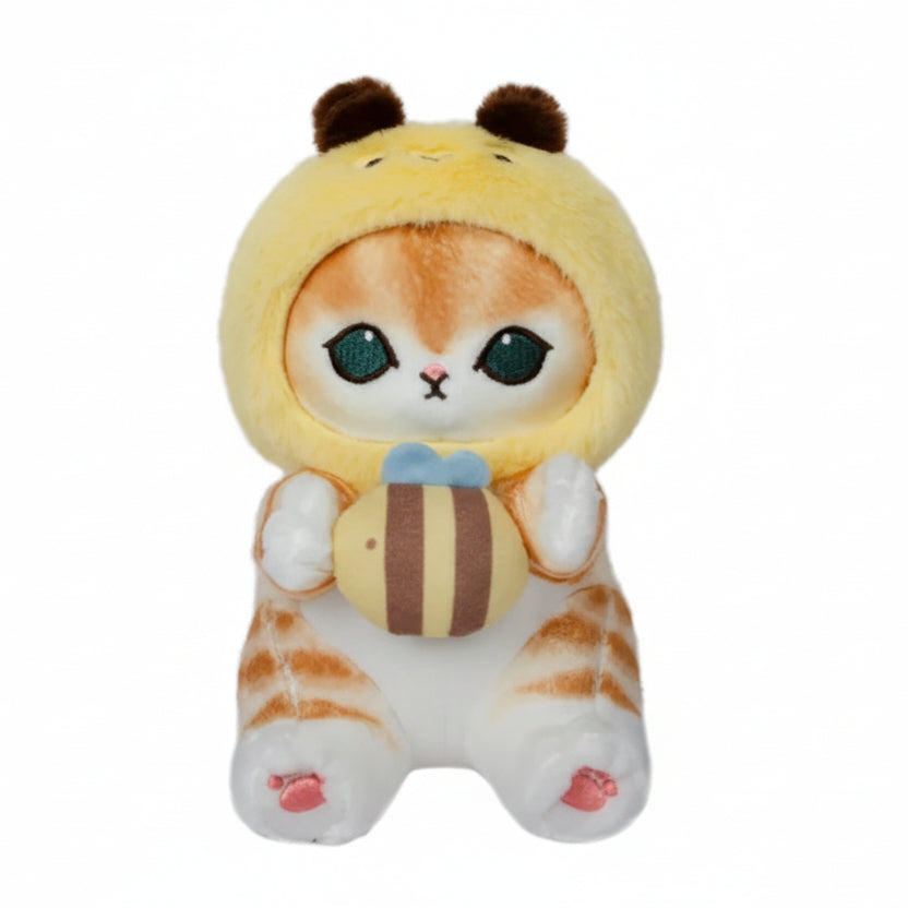 Mofusand Kawaii Bee Cat Plush 9"