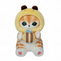 Mofusand Kawaii Bee Cat Plush 9"