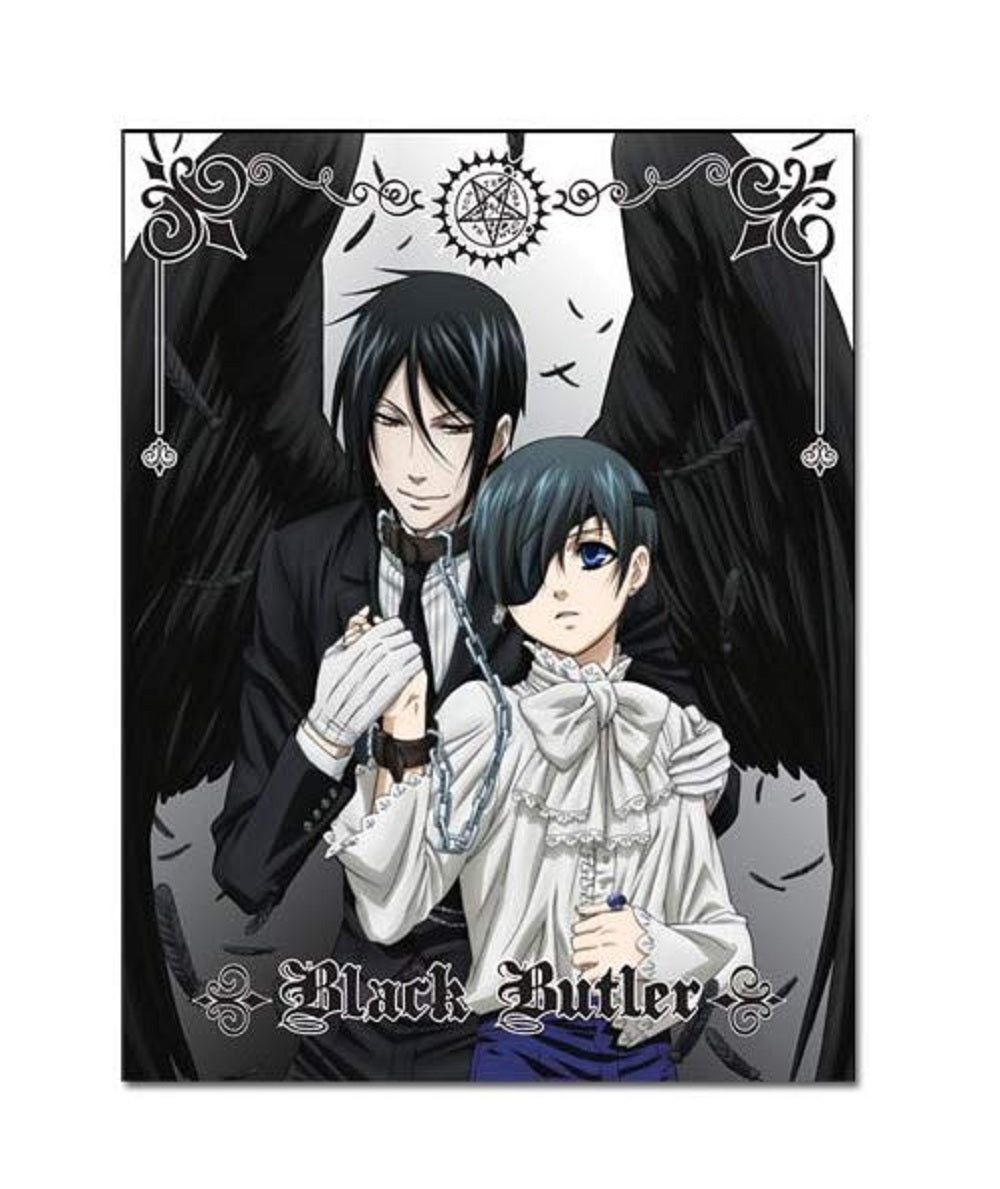 Black Butler - Sebastian and Ciel Black Wings Anime Throw Blanket - Fundom
