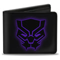 Black Panther Icon Outline Marvel Avengers Bi - Fold Wallet - Fundom