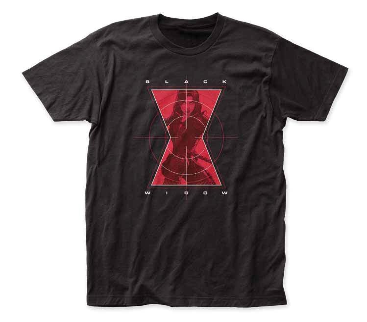 Black Widow Movie Crosshairs Marvel Adult T Shirt - Fundom