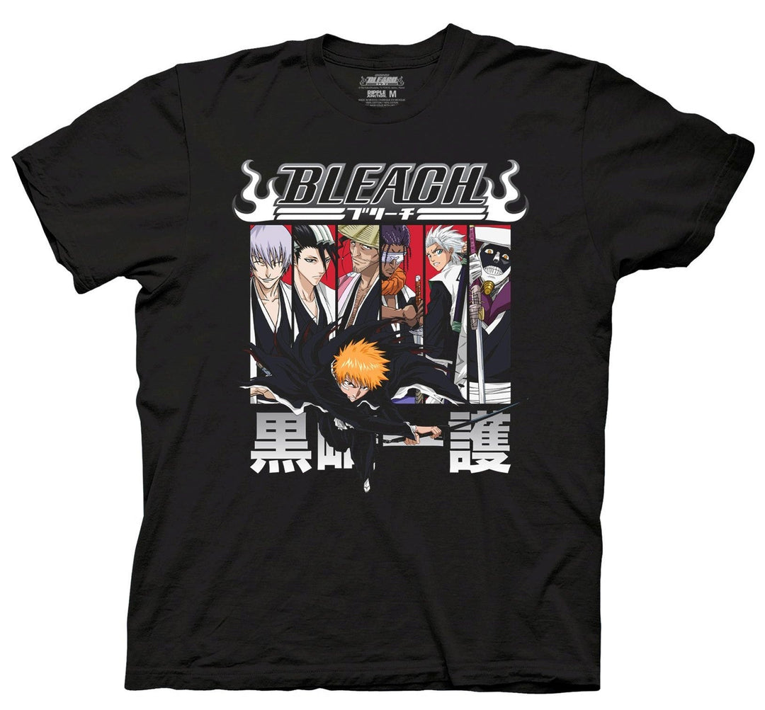 Bleach Ichigo Characters In Frames Officially Licensed Adult T-Shirt - Fundom